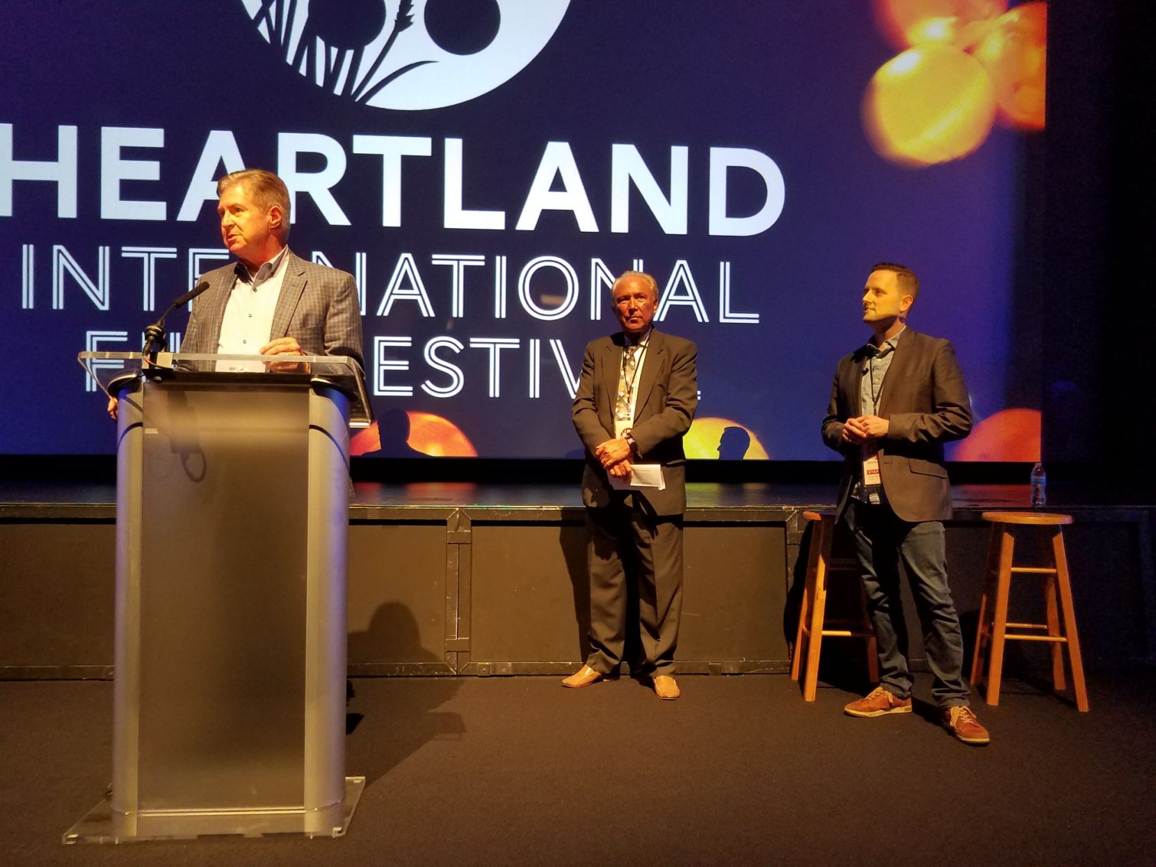 L to R: Stan Soderstrom, Craig Prater, and Greg Sorvig at Heartland Kick-Off